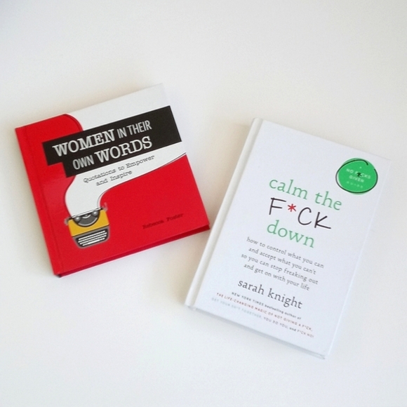 *Relisted* Set of 2 Books Calm The F* Down & Women In Their Own Words - Picture 12 of 12